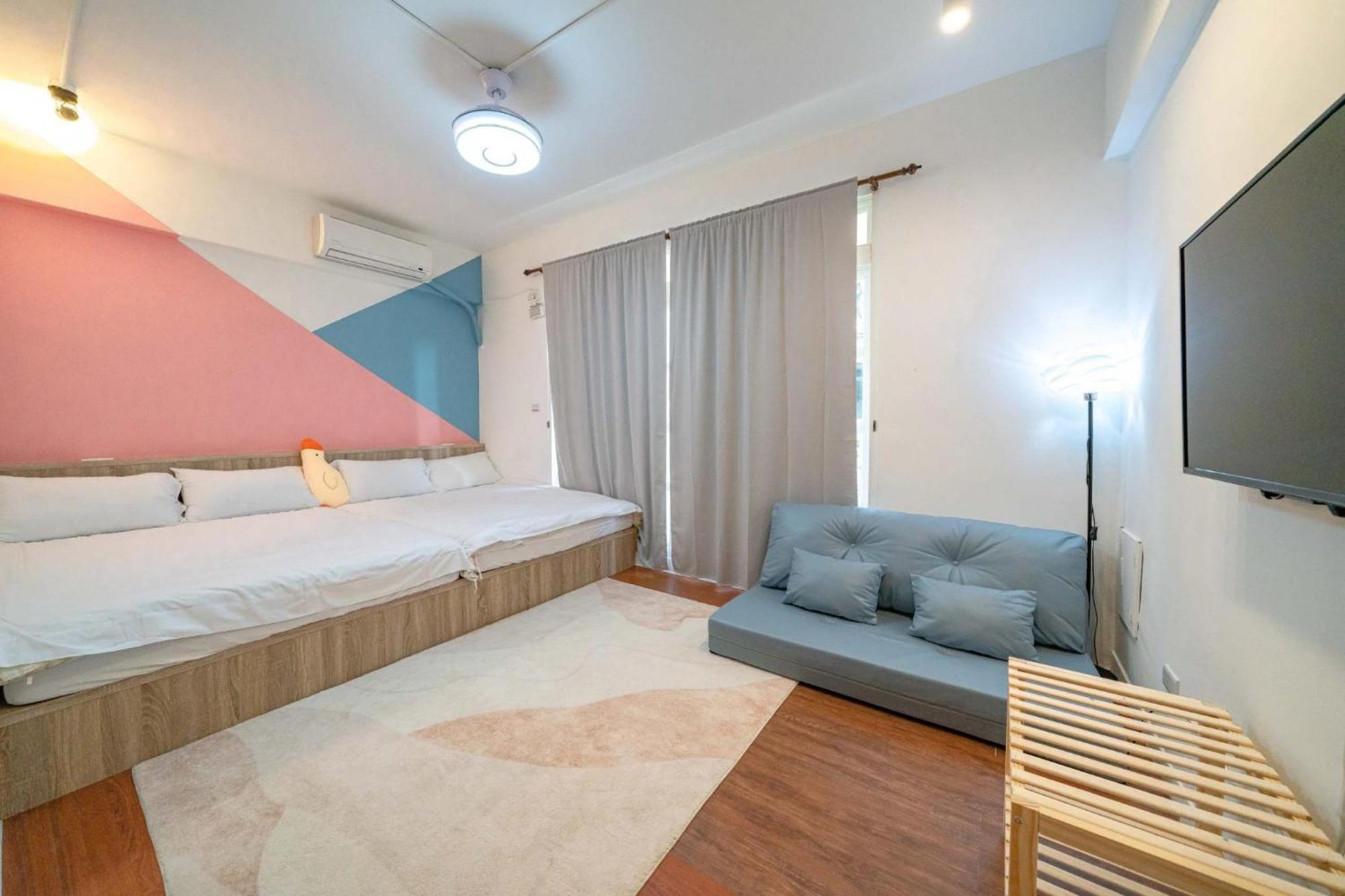 樂福小棧 Love House 宜蘭五結包棟民宿 Ktv 電動麻將 烤肉 Wujie Exterior foto